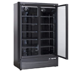 Szafa mroźnicza 2-drzwiowa przeszklona 1006L