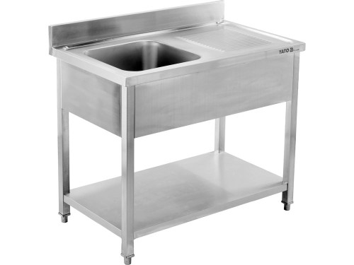 Zlew nierdzewny z ociekaczem 1200x600x950 mm