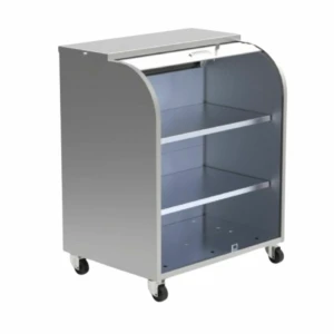 Szafa ekspozycyjna na kółkach na stacje paliw