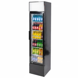 Wąska szafa chłodnicza przeszklona 160L - PX-SS-P160FA SLIM