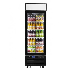 Szafa chłodnicza przeszklona 610L czarna