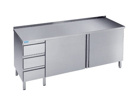 Stół nierdzewny do pracy 1800x700x850 (900) mm | Rilling ASS0718CS3L0