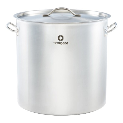 Gastronomiczny garnek wysoki z pokrywką, stalowy, Ø 450 mm, V 71.6 l