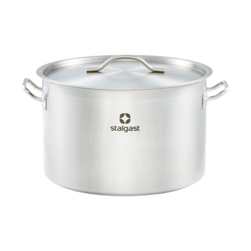 Garnek średni z pokrywką, stalowy, Ø 400 mm, V 32.6 l