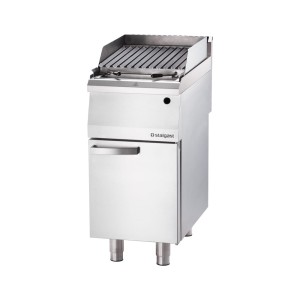 Grill gastronomiczny lawowy gazowy, ruszt S, 6.5 kW, G20