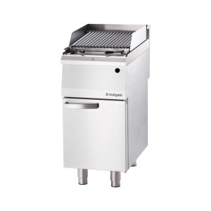 Grill gastronomiczny lawowy gazowy, ruszt S, 6.5 kW, G30