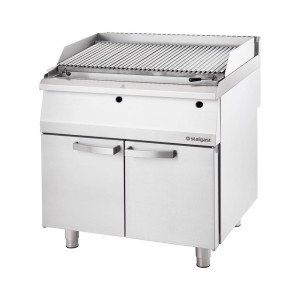Grill gastronomiczny lawowy gazowy, ruszt S, 13 kW, G30