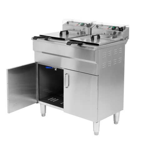 Frytownica gastronomiczna elektryczna z szafką 2x11,5 litrów