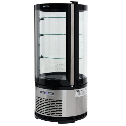 Witryna chłodnicza okrągła 100 litrowa 48x48x103 cm