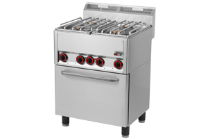 Trzon gazowy gastronomiczny z piek. elektrycznym SPT 60 GLS
