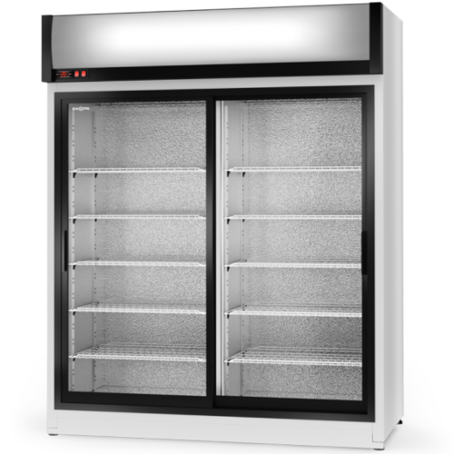 Szafa chłodnicza dwukomorowa przeszklona - Rapa SCh-Sr 1400 AG