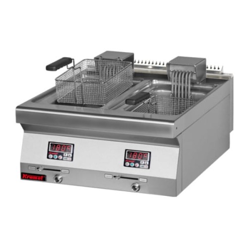 Profesjonalna frytownica elektryczna 2x8l 16kW