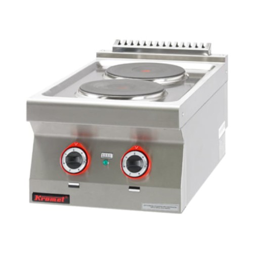 Elektryczny trzon gastronomiczny 2 płyty okrągłe 2x2,6kW