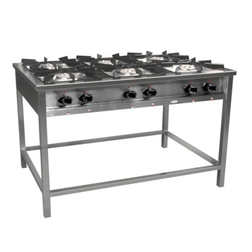 Trzon gazowy gastronomiczny 6-palnikowy - Egaz, TG-6737.II