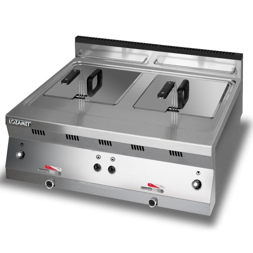 Gastronomiczna frytownica elektryczna - Lozamet, L700.FE800-2x10