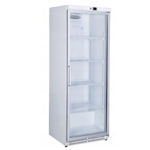 Szafa chłodnicza  przeszklona, lakierowana na biało, 380 l, PX-SR40VG