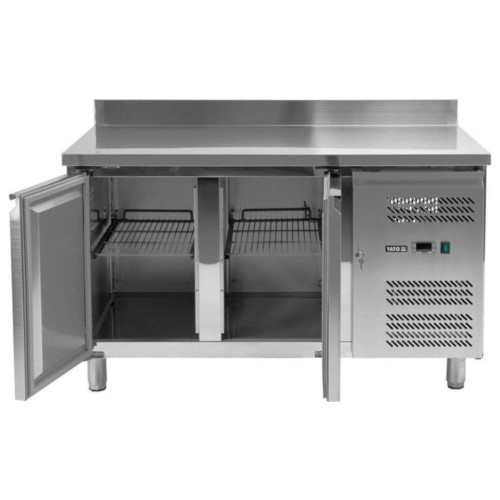 Stół chłodniczy 2-drzwiowy z blatem roboczym 282L