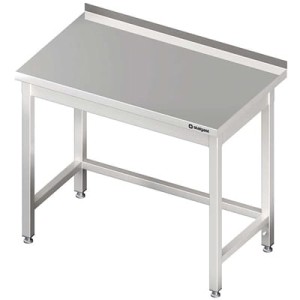 Stół nierdzewny roboczy przyścienny bez półki 600x600x850 mm spawany