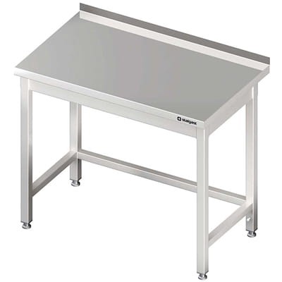 Stół nierdzewny roboczy przyścienny bez półki 600x600x850 mm spawany
