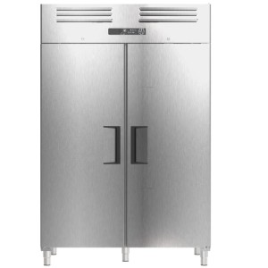 Chłodnicza szafa 2-komorowa, nierdzewna - poj. 1400 l 