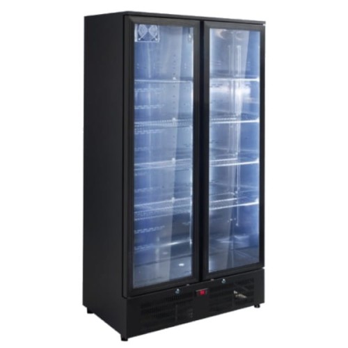 Szafa chłodnicza przeszklona poj. 515L PX-DBQ515LO Czarna obudowa