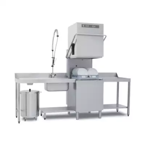 ﻿Zmywarka gastronomiczna do naczyń i szkła z pompą wspomagającą płukanie NT102 ABT