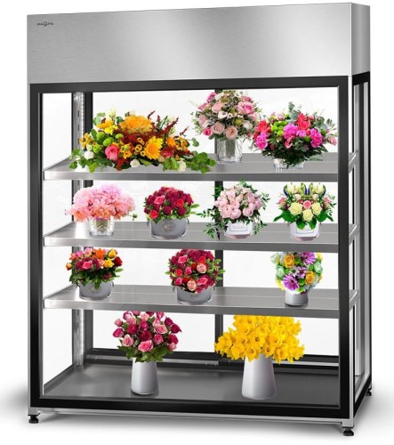 Chłodnicza altana kwiatowa na kwiaty cięte do kwiaciarni 