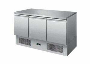 Stół chłodniczy nierdzewny 3-drzwiowy MT-903