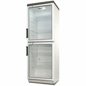 Szafa przeszklona chłodnicza dwudrzwiowa 350L