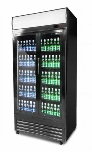 Szafa chłodnicza przeszklona RQ800H | 2-drzwiowa | drzwi skrzydłowe | 630 l | 925x695x2010 mm