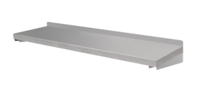 Półka nierdzewna wisząca, regulowana, z rantem 1500x300x350 mm