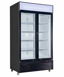 Szafa chłodnicza przeszklona 2-drzwiowa 1200L