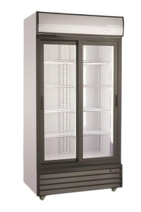 Szafa chłodnicza przeszklona RQ801SL | 800l | drzwi przesuwne (SD801SL)