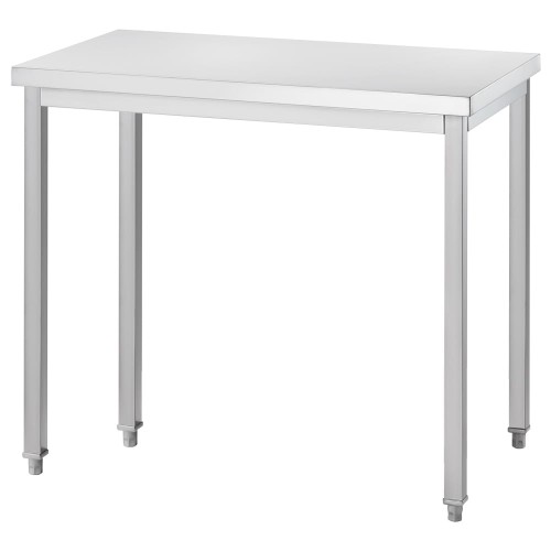 Stół gastronomiczny centralny bez półki 1000x600x850 mm skręcany