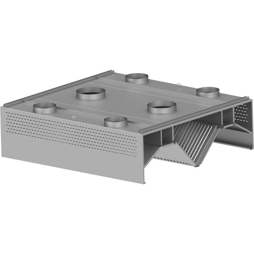 Okap do gastronomii centralny, kompensacyjno-indukcyjny, z kompletem filtrów 3000x1800x450(H)mm