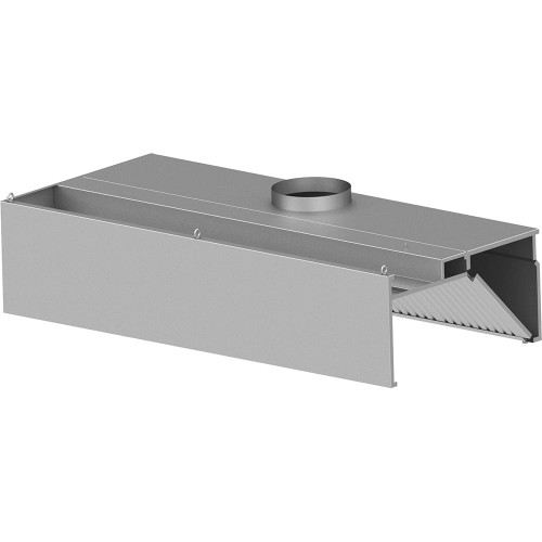 Okap gastronomiczny, przyścienny, skrzyniowy 1000x800x450(H)mm