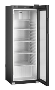 Szafa zapleczowa chłodnicza czarna 347L