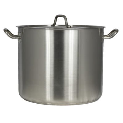 Garnek wysoki ze stali nierdzewnej z pokrywką 98L