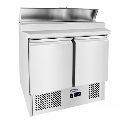 Stół chłodniczy sałatkowy 2-drzwiowy z klapą na 5xGN1/6 ESL 3832GR ATOSA