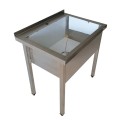 Basen gastronomiczny Stalgast 1-komorowy skręcany 800x600x850