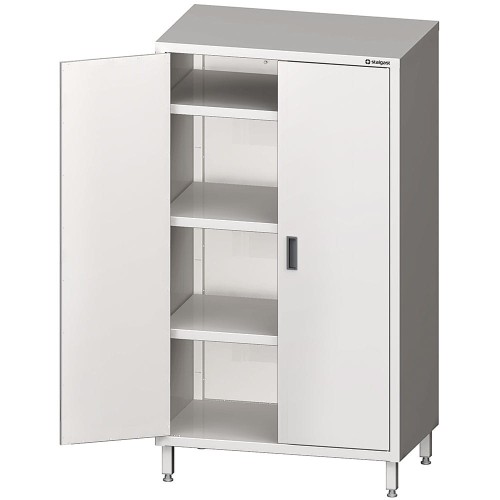 Szafa magazynowa ze stali nierdzewnej drzwi skrzydłowe 1000x600x1800 mm