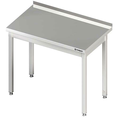 Stół ze stali nierdzewnej przyścienny skręcany 800x600x850 mm