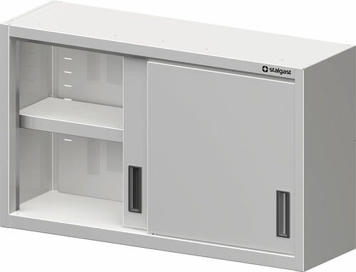 Szafka ze stali nierdzewnej drzwi suwane 1000x400x600 mm