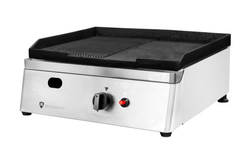 Gastronomiczna płyta grillowa gazowa | ryflowano/gładka | 3,2 kW | RQG30953