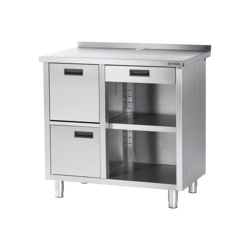 Stół nierdzewny pod ekspres  do kawy