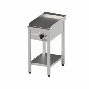 Płyta grillowa elektryczna ryflowana Gredil 400x700x850 mm P 4.0 kW 400V