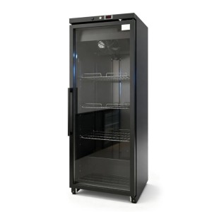 Szafa chłodnicza przeszklona czarna  239L