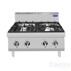 Trzon 4-palnikowy gazowy nastawny 800x700x547 mm AT7G4B-C1 ATOSA