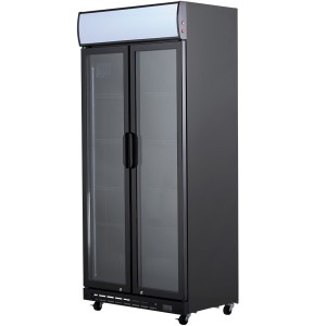 Szafa chłodnicza przeszklona 2-drzwiowa 569L