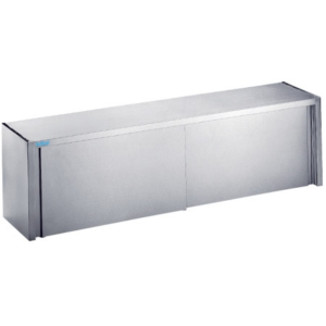 Szafka ścienna wisząca nierdzewna z drzwiami suwanymi 1600x400x550 mm | Rilling AHS041600000